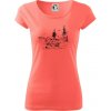 Medveď hory - Dámske tričko Pure - M ( Korálová )