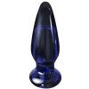 Sklenená zástrčka Shining Glass Buttplug Blue