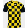 Joma Dres FLAG II T-SHIRT BLACK-YELLOW S/S Veľkosť: 6XS/5XS