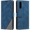 Knižkové puzdro Rhombus modré – Sony Xperia 1 IV