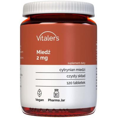 Vitaler's Meď 2 mg 120 tabliet