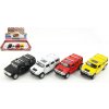 Teddies Auto Kinsmart Hummer H2 SUV kov 12cm na spätné natiahnutie asst 4 farby