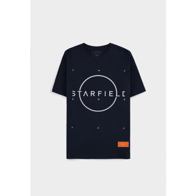 Starfield - Cosmic Perspective Men's Short Sleeved T-shirt Velikost: M, Barva: Blue