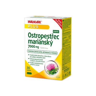WALMARK Ostropestrec mariánsky 7000 mg FORTE 30 ks