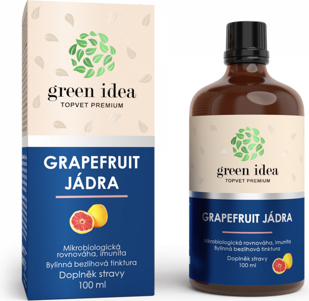 Green Idea Grapefruit jádra bezlihová tinktura 100 ml