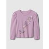 GAP Baby bavlnené tričko Mix & Match Fialová 3YRS Fialová Fialová