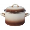 METALAC Smaltovaný hrniec Capuccino 18 cm 3 l