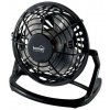 Stolný USB ventilátor - 10 cm - čierna