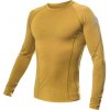 Pánske funkčné tričko s dlhým rukávom Sensor Merino Air Mustard M