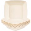 Hlboké plastové taniere SANDY 17,5 cm, 500 ml, 6 ks