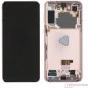 Samsung Galaxy S21 Plus 5G (SM-G996B) LCD displej + dotyková plocha + rám fialová - originál GH82-24555B, GH82-24553B