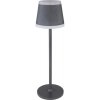 Globo Globo 58433G - LED Stmievateľná stolná lampa RIDLEY LED/4,6W/3,7V 3000K šedá GL8002 + záruka 5 rokov zadarmo