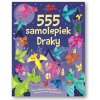555 samolepiek draky