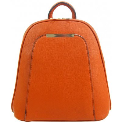 Elegantný menší dámsky batôžtek kabelka oranžová