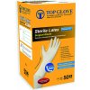 Rukavice chirurgické sterilní bez pudru TOP GLOVE (50párů/bal) Veľkosť rukavíc: 9