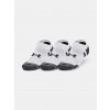 Unisexové ponožky Under Armour UA Performance Cotton NS (3 páry) Biela LG
