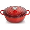 Le Creuset - Liatinový rodinný hrniec okrúhly s pokrievkou 26cm/4,1l - La Marmite červený