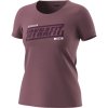 tričko DYNAFIT Graphic Co W S/S Tee dark rose S