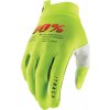 100% ITRACK Youth Gloves, Fluo-Yellow - S