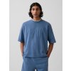 GAP Oversize mikina s logom VintageSoft Tmavomodrá XS