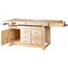 Stolársky stôl hoblice, stolárska lavica Holzmann, zásuvky, skrinka WB210C