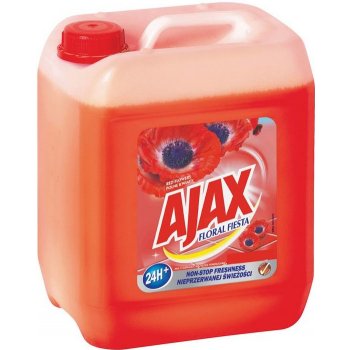 Ajax Floral Fiesta Red Flowers univerzálny čistiaci prostriedok 5 l