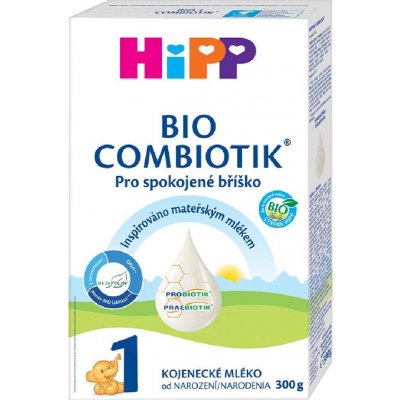 HIPP 1 BIO Combiotik Počiatočné dojčenské mlieko od 0 - 6 mesiacov 300 g