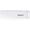 Apacer USB flash disk, USB 2.0, 64GB, AH336, biely, AP64GAH336W-1, USB A, s krytkou