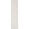Slonovinový ručne tkaný vlnený behúň 60x230 cm Checkerboard – Flair Rugs
