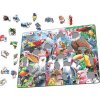 Puzzle Veselé vtáky z celého Sveta Larsen CZ5-ZZ