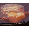 Zuty – Maľovanie Podľa Čísel – Oblaky Nad Chatou (D. Rusty Rust), 40 × 50 cm, Plátno + Rám 8596530173373