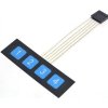 Klávesnica membránová 1x4 pre Arduino