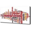 Foto obraz na plátne Imigrácia 100x50 cm