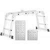 Higher Multifunkčný kĺbový rebrík 4x2 priečky + plošina ML-102A PRO