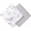 BABYONO Plienky mušelínové Bamboo Feathers 2 ks 120x120 cm