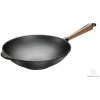 Skeppshult - Liatinová panvica - wok s orechovou rúčkou - 30 cm - 0865V