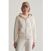 Gant Reg Tonal Shield Zip Hoodie Linen