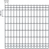 EKOfence Pletivo zvárané 100x50x2,5-1800mm 25m antracit 4115
