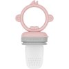 Minikoioi Feeder Teether Pinky Pink/ Powder Grey kŕmiace hryzadielko Pinky Pink/Powder Grey 1 ks