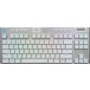 Logitech Logitech® G915 TKL Tenkeyless LIGHTSPEED Wireless RGB Mechanical Gaming Keyboard - Tactile - WHITE - US INT'L 920-009664