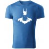 T-ričko Batman pánske tričko Farba trička: Svetlomodrá, Farba potlače: Biela, Veľkosť: M