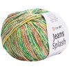 YarnArt Jeans Splash 940 Zeleno oranžová