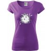 Florbal lopta v triku - Dámske tričko Pure - M ( Fialová )