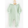 Dojčenský mušelínový overal s kapucňou New Baby Comfort clothes šalviová 74 (6-9m)