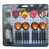 Šípky MASTER Black Plated Brass 12ks - softip 16g set