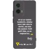 Picasee silikónový čierny obal pre Motorola Moto G35 5G - Kazma - SVĚT PATŘÍ TĚM, CO SE NEPOSEROU