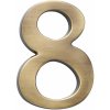 COBRA Číslica 8 - 5 cm, česaný bronz