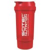 Šejker Traveller Scitec Nutrition, 500 ml červená