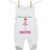 Boodyy Dupačky Keď vyrastiem budem baletka 68 (3-6 mesiacov)