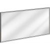 Comad Kúpeľňové zrkadlo Madera s LED osvetlením 123x68 cm čierne